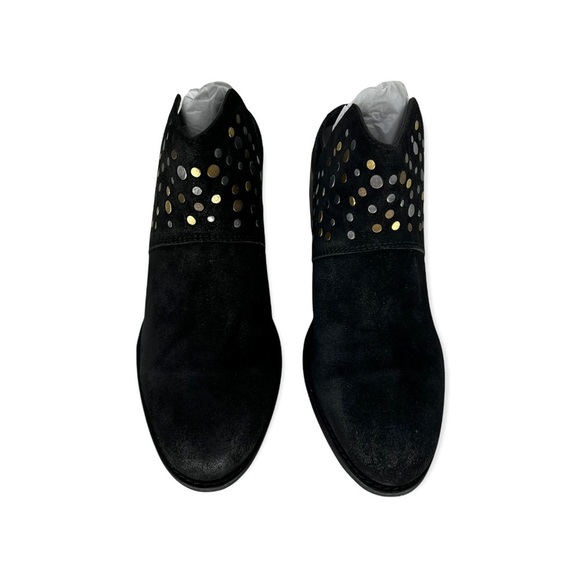 SEY Collections Women's Block Heel Suede Studded Mule - 6 - Picture 2 of 6